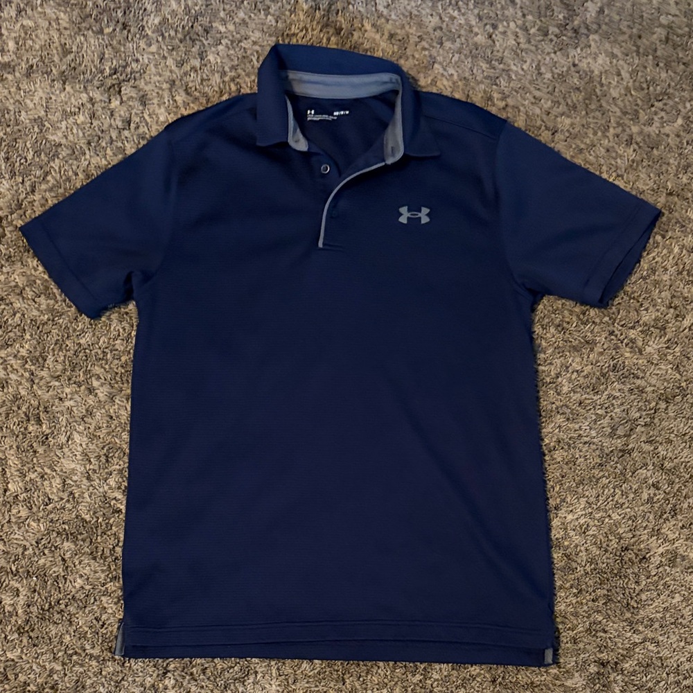 Under Armour Men's Dark Blue Polo Shirt
